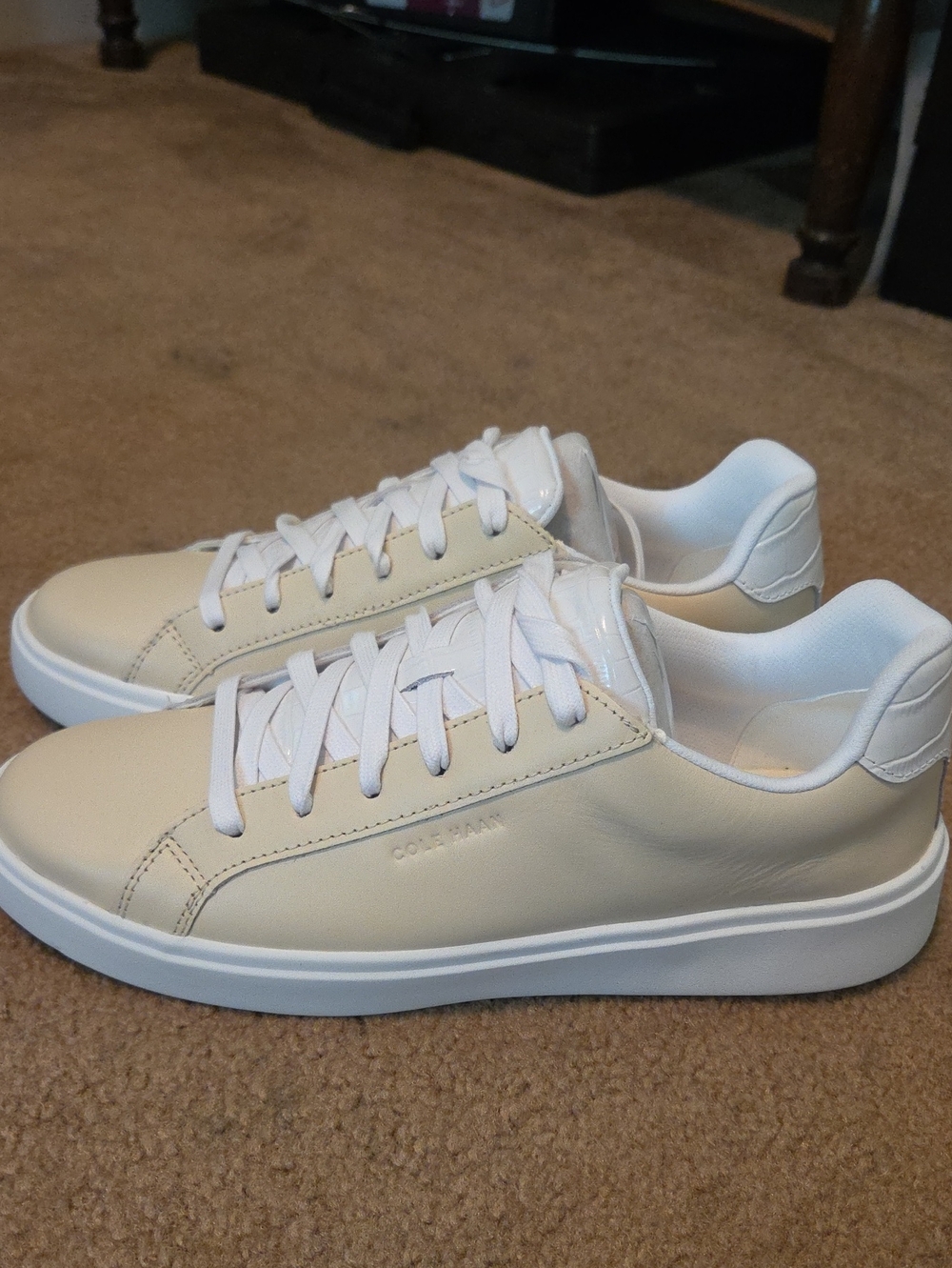 Cole Haan Cream and White Women's Sneakers